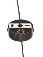 Светильник потолочный BayerLux «Лёд», 5 Вт, черный, 4×4×28+200 см - фото 35343089