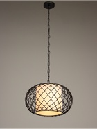 Светильник потолочный BayerLux Lotte, 1×40 Вт, Е27, черный, 36×36×26+80 см 10547036