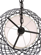 Светильник потолочный BayerLux Lotte, 1×40 Вт, Е27, черный, 36×36×26+80 см 10547036