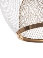 Светильник потолочный BayerLux Margarethe, 1×40 Вт, Е27, белый/золото, 35×35×36 см - фото 35481787