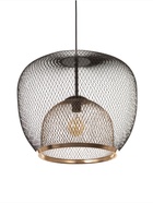 Светильник потолочный BayerLux Margarethe, 1×40 Вт, Е27, черный/золото, 35×35×36 см - фото 35481791