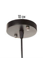 Светильник Marlene 1х40Вт Е27 черный 25х25х31см 10547045 Светильник Marlene 1х40Вт Е27 черный 25х25х31см 10547045