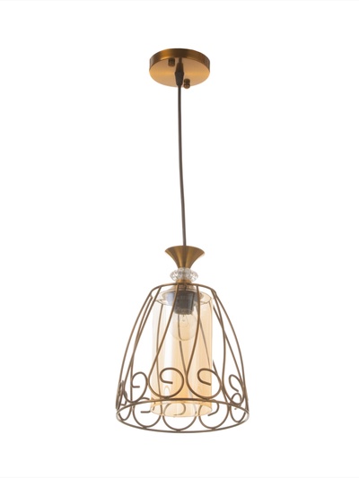 Светильник Martha 1×40 Вт Е27 латунь 19×19×25 см