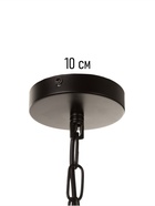 Светильник Mia 1×40 Вт Е27 черный 54×57×13 см - фото 41382035