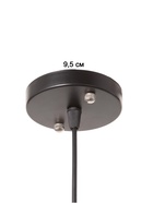 Светильник BayerLux Mila, 1×40 Вт, Е27, чёрный, 50×50×13 см 10547053