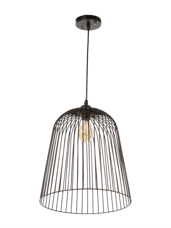 Светильник потолочный BayerLux Millie, 1×40 Вт, Е27, черный, 31×31×35 см - Фото 1