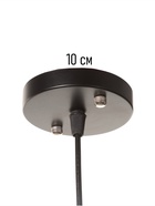 Светильник потолочный BayerLux Millie, 1×40 Вт, Е27, черный, 31×31×35 см 10547054