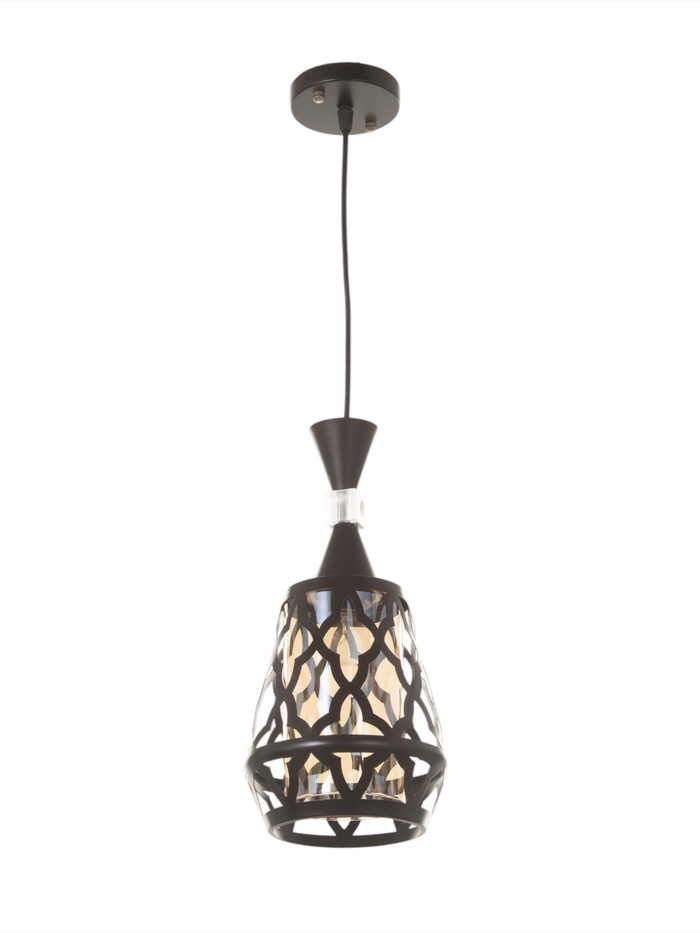 Светильник потолочный BayerLux Nadine, 1×40 Вт, Е27, черный, 16×16×36 см