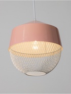 Светильник потолочный BayerLux Lea, 1×40 Вт, Е27, розовый, 26×26×32 см - фото 36606784