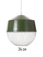 Светильник потолочный BayerLux Lea, 1×40 Вт, Е27, зеленое яблоко, 26×26×32 см - фото 36606814