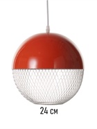Светильник потолочный BayerLux Lina, 1×40 Вт, Е27, алый, 26×26×32 см - фото 36606832