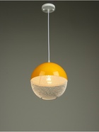 Светильник Lina 1×40 Вт Е27 лимонный 26×26×32 см - фото 41382052