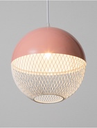 Светильник потолочный BayerLux Lina, 1×40 Вт, Е27, светло-розовый, 26×26×32 см - фото 36606838