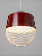 Светильник Lisa 1×40 Вт Е27 бордовый 26×26×32 см - фото 41382061