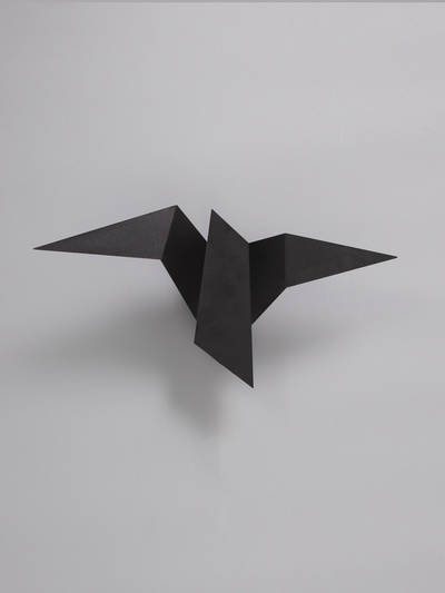 Светильник потолочный BayerLux Crow, 1×10 Вт, GU10, черный, 35×18×10 см