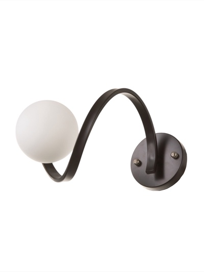 Бра настенный BayerLux Nadine, 1×10 Вт, GU10, черный, 37×16×32 см