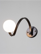 Бра настенный BayerLux Nadine, 1×10 Вт, GU10, черный, 37×16×32 см - Фото 2