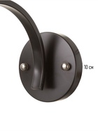 Бра настенный BayerLux Nadine, 1×10 Вт, GU10, черный, 37×16×32 см - Фото 5