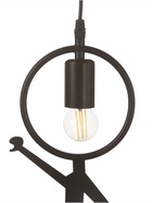 Светильник Posatore 1×40 Вт Е27 черный 38×19×8 см - фото 41382113