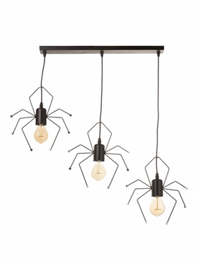 Светильник Spider 3х40Вт Е27 черный 52х18х8см 10547085