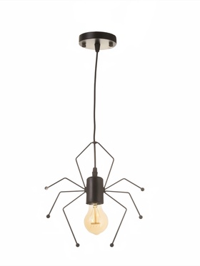 Светильник Spider 1х40Вт Е27 черный 20х20х8см 10547086