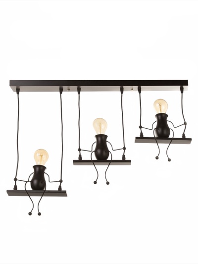 Светильник Altalena 3×40 Вт Е27 черный 42×24×12 см