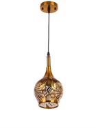 Светильник потолочный BayerLux Nicole, 1×40 Вт, Е27, медь, 18×18×25 см - Фото 1