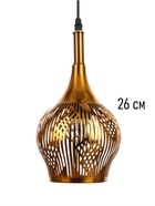 Светильник потолочный BayerLux Nicole, 1×40 Вт, Е27, медь, 18×18×25 см - Фото 5