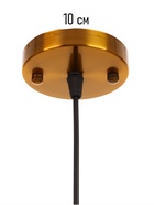 Светильник потолочный BayerLux Nicole, 1×40 Вт, Е27, медь, 18×18×25 см - фото 4741147