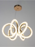 Люстра потолочный BayerLux Stefanie, 70 Вт, LEd, 4000-6000К, золото, 48×48×25 см 10547102 - фото 14447128