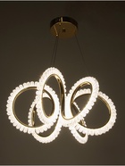 Люстра потолочный BayerLux Stefanie, 70 Вт, LEd, 4000-6000К, золото, 48×48×25 см 10547102 - фото 14447130