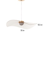 Люстра потолочный BayerLux Tamara, 12 Вт, LEd, 4000-6000К, золото, 48×48×11 см - Фото 7