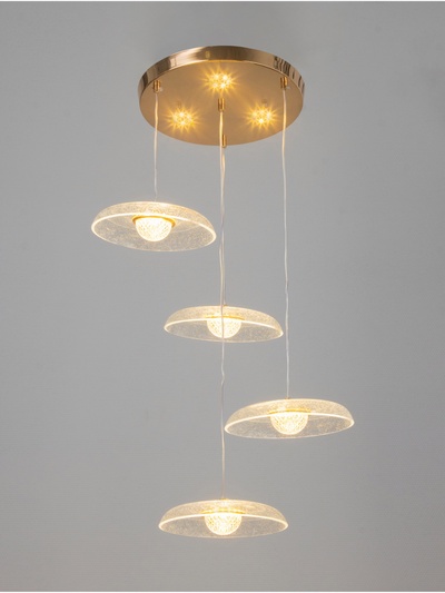 Люстра Tamara 28 Вт LED 4000-6000К золото 43×41×42 см
