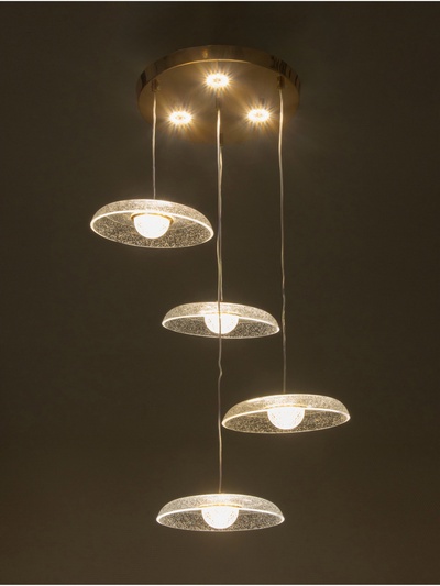 Люстра Tamara 28 Вт LED 4000-6000К золото 43×41×42 см