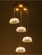 Люстра потолочный BayerLux Tanja, 28 Вт, LEd, 4000-6000К, золото, 63×41×42 см 10547107