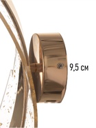 Бра настенное BayerLux Ursula, 14 Вт, LEd, 4000-6000К, золото, 35×13×13 см 10547111 - фото 14447182