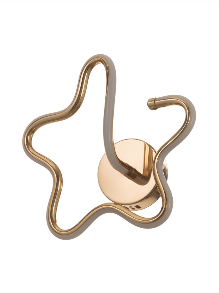 Бра настенное BayerLux Valentina, 14 Вт, LEd, 4000-6000К, золото, 25×25×13 см