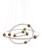 Люстра потолочная BayerLux Zelda, 98 Вт, LED, 4000-6000К, серебро, 30+50+70×100 см 10547116 Люстра потолочная BayerLux Zelda, 98 Вт, LED, 4000-6000К, серебро, 30+50+70×100 см 10547116