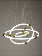 Люстра потолочная BayerLux Zelda, 98 Вт, LED, 4000-6000К, серебро, 30+50+70×100 см 10547116 Люстра потолочная BayerLux Zelda, 98 Вт, LED, 4000-6000К, серебро, 30+50+70×100 см 10547116