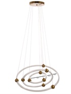 Люстра потолочная BayerLux Zelda, 98 Вт, LED, 4000-6000К, серебро, 30+50+70×100 см 10547116 Люстра потолочная BayerLux Zelda, 98 Вт, LED, 4000-6000К, серебро, 30+50+70×100 см 10547116