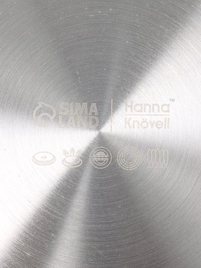 Сковорода 3Ply Hanna Knövell, d=22 см, h=5 см, толщина 2.2 мм, индукция, нержавеющая сталь