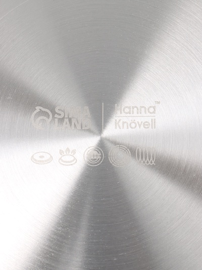 Сковорода 3Ply Hanna Knövell, d=28 см, h=5.5 см, толщина 2.2 мм, индукция, нержавеющая сталь