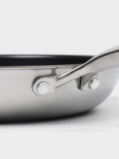 Сковорода 3Ply Hanna Knövell, d=28 см, h=5.5 см, толщина 2.2 мм, индукция, антипригарное покрытие, нержавеющая сталь