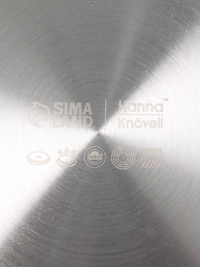 Сковорода 3Ply Hanna Knövell, d=28 см, h=5.5 см, толщина 2.2 мм, индукция, антипригарное покрытие, нержавеющая сталь