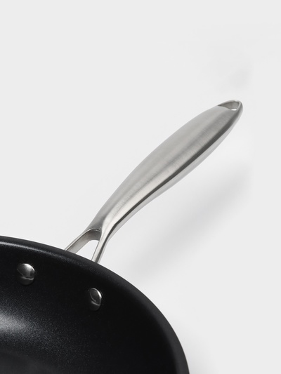 Сковорода 3Ply Hanna Knövell, d=30 см, h=5.5 см, толщина 2.2 мм, индукция, антипригарное покрытие, нержавеющая сталь