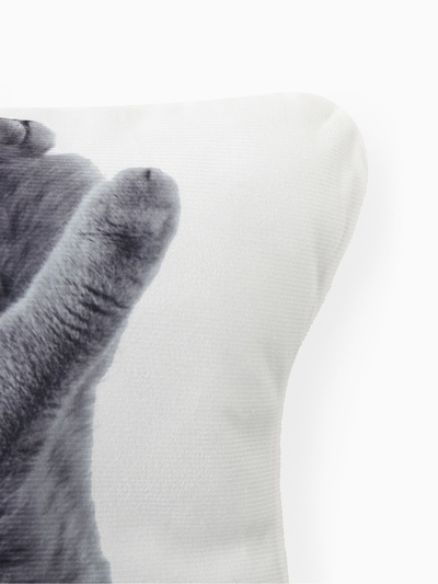 Подушка «Этель» Playful cat, 40×33 см, 100% п/э, велюр