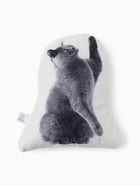 Подушка декоративная «Этель» Playful cat, 40×33 см, велюр - Фото 4