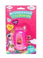 УЦЕНКА Музыкальный телефон «Девчонки», световые эффекты, работает от батареек, МИКС - Фото 7