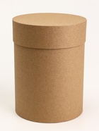 Набор круглых коробок 4в1 «Крафт однотонный», 23×25 х - 15×15×20 см 10871076