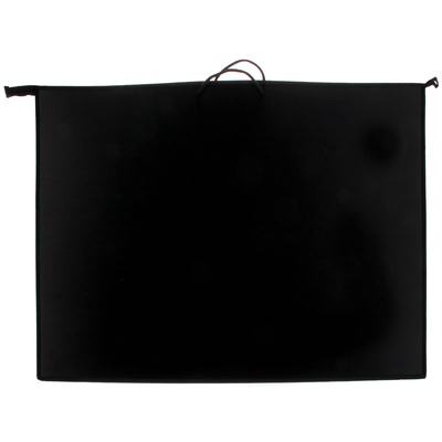 УЦЕНКА Папка для чертежей и рисунков А1, 900×655×50 мм, с ручками, пластиковая, молния сверху, ПР 4, 0.9 мм, чёрная